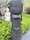 New 3    Easter Island Moai Style Coco Palm Tiki Bar Decor Oceanic B