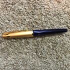 Waterman Gold   Sapphire Blue Edson Rollerball Pen