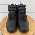 Vtg 80s 90s Reebok Classic High Top Fitness Sneaker Black Womens Sz 7 5