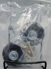 60 X 18mm Luggage Suitcase Wheels Replacement Repair Kit 1 Pair  black 