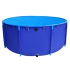 634 Gal Pool Ground Canvas Fish Pond Circular Pool Large For Outdoor