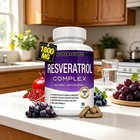 1800mg  3 Pack Toplux Resveratrol Complex 90 Capsules Antioxidant Supplement New