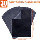 Carbon Paper For Tracing Graphite Transfer Paper  30 Pcs Black Graphite Paper