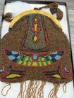 Vintage Figural Egyptian Revival Celluloid Beaded Purse