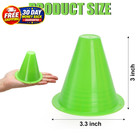 120 Pack Indoor Outdoor Agility Red  Orange  Rose  Yellow  Blue  Green
