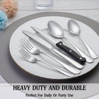 24 Pcs Silverware Set With Steak Knives For 4  Stainless Steel Flatware Set  Mir