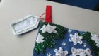 Christmas Stocking Felt  Hand Stitched  Bucilla Christmas Kitties Finished Cats