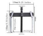 Mannifen Cr-v Single Hook Two Claws Puller Separate Lifting Device tao  Store   