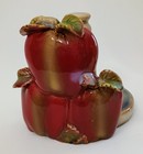 Paper Towel Holder Dispenser Apple Shaped Ceramic 5 1 2   Kitchen Decor