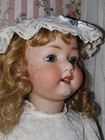 Antique Huge 31  German Bisque Heubach Koppelsdorf 302 11 Bisque Walking Doll
