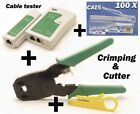 Rj45 Crimping Tool Kit Set For Cat5 cat6 Lan Cable Tester Network Repair Tools N