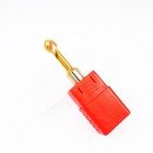 Klot Ticn Coated Solid Carbide Ball Nose End Mill Lollipop Cutter R1mm-r6mm Cnc