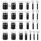 25pcs Leather Circle Cutter Tool Set 1-25mm Steel Round Hole Punch Cutting Dies