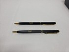 Club 33 Disney Disneyland Pen Ballpoint Retired Logo Black Gold X2 