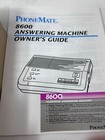 Phonemate Answering Machine Outgoing Messages Remote 8600 Nib Nos