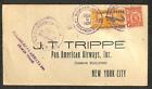 Panama  236   C1  var  Stamps Paa To New York Lindbergh Trippe Cover 1929 Wnc