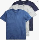 3 Ralph Lauren Polo Size 2xl Gray Blue Navy Crew Neck Cotton T Shirt Undershirt