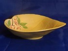 Vintage Carlton Ware Apple Blossom Yellow Footed Serving Vegetable Bowl