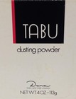 Vintage Tabu By Dana - Perfumed Dusting Powder Women 4 Oz Talc - Brand New W box