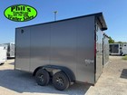 Pace American 7x14 Cargo   Enclosed Trailer Screwless  080 Exterior   Rear Wing