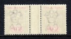 Leeward Islands     Scott 21     1902 Kevii 1d  Wmk  2  Gutter Pair     Mnh     Scv  19 