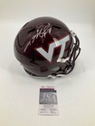 Michael Vick Virginia Tech Signed Full Size Helmet Jsa Witness Coa