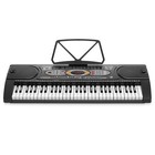 Open Box - 61-key Electronic Keyboard Digital Piano With Usb  Mic   Stand