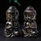 Natural Golden Obsidian Buddha Statue Hand Carved Healing Crystal Stone Decor1pc