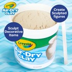 Crayola Air Dry Clay - 5lb Bucket  White  For Crafts   Classrooms  Ages 4  New