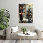 Canrichshop Cat Paint By Numbers Kit For Adults winter Painting By Numbers diy A