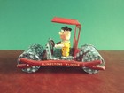Scarce 1962 Marx Toys Japan Tin Friction Flintstones Flintstone Flivver Tinplate