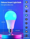 Smart Light Bulbs Rgbww Dimmable Wifi Led Bulbs Compatible With Alexa