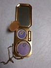 Vintage  Melba Hammered Finish Compact  looks Unused      Powder Blush Lipstick