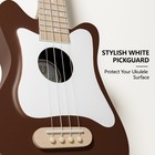 Soprano Ukulele  Stylish Shape With White Pickguard Spruce 21 5 Inch Ukelele    