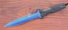 13    Fixed Blade Knife Blue Spear Point Double Edge Full Tang Sharp Spear Point