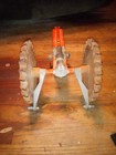 Vintage Thompson Cast Iron Traveling Lawn Sprinkler Watering Yard Tractor As Is