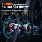 Electric Bike Conversion Kit 48v 1500w Rear Rotate Wheel Hub Motor Dropout 135mm