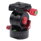 Lightweight 360   Fluid Video Head With Quick Relase Plate For Arca Swiss Tripod