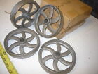 4   Cast Iron   Industrial Cart  Coffee Table    Curved 6  Spoke  Wheel