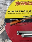 Vintage 1929 Winchester Wimbledon Cup Cartridges 12 Inch Porcelain Enamel Sign