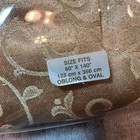 Lenox Opal Innocence Gold Oblong Tablecloth Set W  6 Napkins
