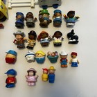Fisher Price Little People Lot Of 36 Mixed Pieces Swing Animals Farmers Cars Vtg