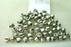 Lot Of 63 Vintage Clear Rhinestone Shank Buttons With Faux Silver Back--5 16-8mm