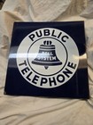 Bell System Public Telephone Metal Sign