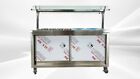 New 59  Hot Pot Sauce Side Cold Station Server Ice Bin Under Shelf Caster Wheels