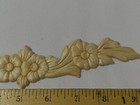 Wood Appliques Onlays For Furniture  New Old Stock  Flower Design  9  4 Inches