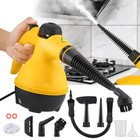 1050w 9pcs Portable Multi Steam Cleaner Handheld Steamer Household Car Cleaning