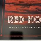 Red Hot Chili Peppers Concert Foil Poster Print 6 5 2024 Salt Lake City Ut