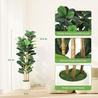 5ft Artificial Fiddle Leaf Fig Tree  tall Fake Plant Artificial Tree  home Decor