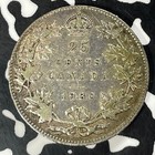 1930 Canada 25 Cents Lot t4866 Silver  Nice 